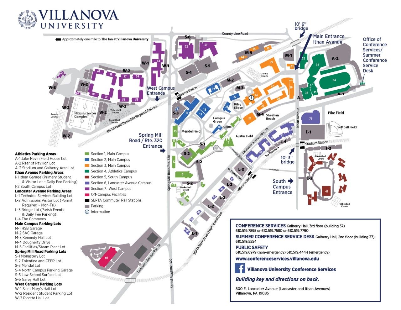Bloomsburg campus map